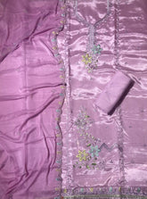 Classy Glass Organza with Heavy Thread Work - Yanchi